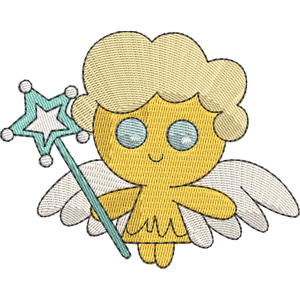 Angel Cookie Cookie Run Kingdom Free Coloring Page for Kids