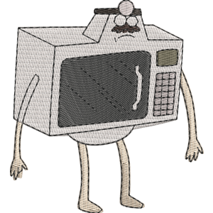 Microwave Regular Show Free Machine Embroidery Design