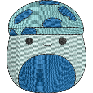 Ankur the Mushroom Squishmallows Free Machine Embroidery Design