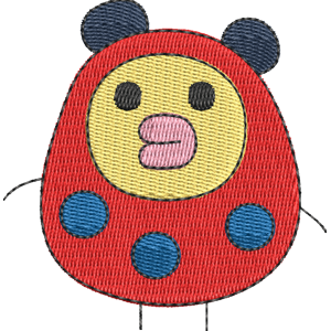 Mitsumarutchi Tamagotchi Free Machine Embroidery Design