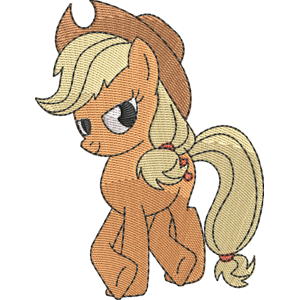 Applejack My Little Pony Friendship Is Magic Free Coloring Page for Kids