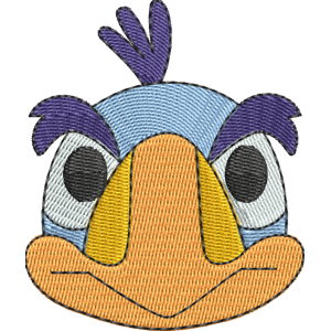 Zazu Disney Emoji Blitz Free Machine Embroidery Design