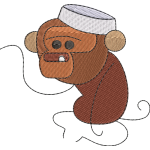 Monkey Dumb Ways To Die Free Coloring Page for Kids