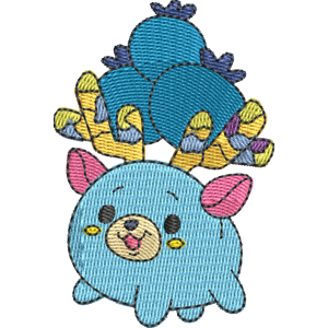 Brite the Deer Pikmi Pops Free Machine Embroidery Design