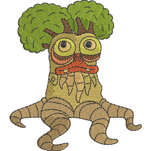 Oaktopus My Singing Monsters Free Machine Embroidery Design