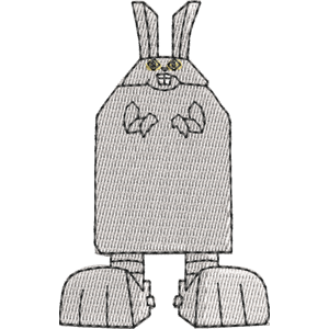 Rabbot Aqua Teen Hunger Force Free Machine Embroidery Design