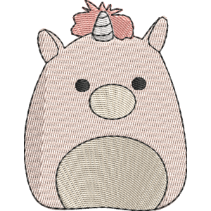 Bevalee the Unicorn Squishmallows Free Machine Embroidery Design