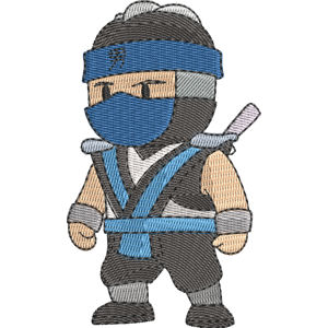 Ninja Kai Stumble Guys Free Coloring Page for Kids