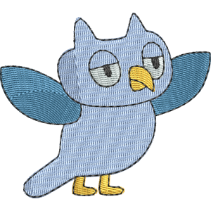 Luke the Owl Didou Free Machine Embroidery Design