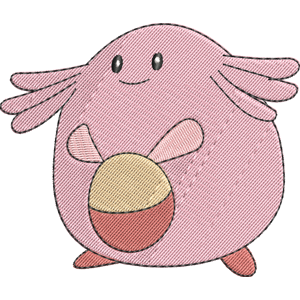 Chansey 1 Pokemon Free Coloring Page for Kids