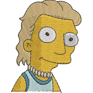 Bodhi Simpsons Free Machine Embroidery Design