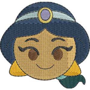 Jasmine Disney Emoji Blitz Free Machine Embroidery Design