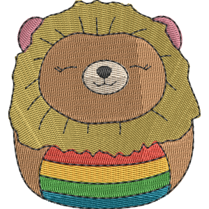 Achim the Lion Squishmallows Free Machine Embroidery Design