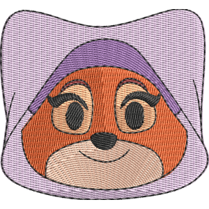 Maid Marian Disney Emoji Blitz Free Machine Embroidery Design