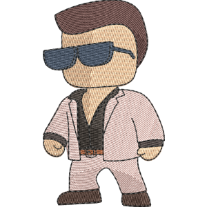 Disco Daryl Stumble Guys Free Machine Embroidery Design