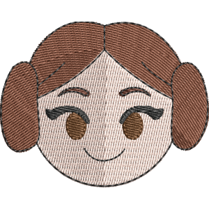 Princess Leia Disney Emoji Blitz Free Machine Embroidery Design