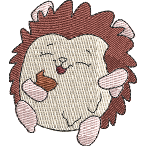 Parfait the Hedgehog Pikmi Pops Free Machine Embroidery Design