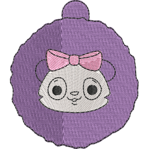 Pootsie the Panda Pikmi Pops Free Machine Embroidery Design