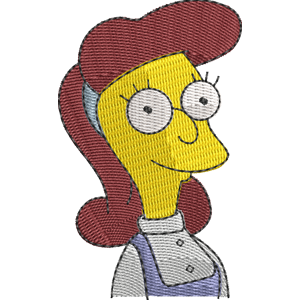 Ms. Albright Simpsons Free Machine Embroidery Design