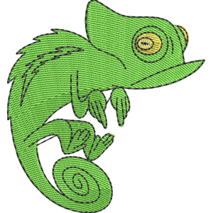 Pet Chameleon Get Blake! Free Machine Embroidery Design