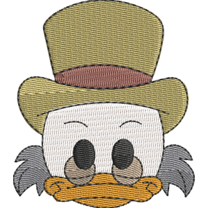 Ebenezer Scrooge McDuck Disney Emoji Blitz Free Machine Embroidery Design