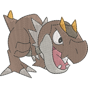 Tyrunt Pokemon Free Coloring Page for Kids
