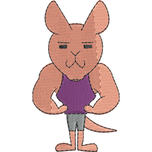 Yoga Instructor Aggretsuko Free Machine Embroidery Design