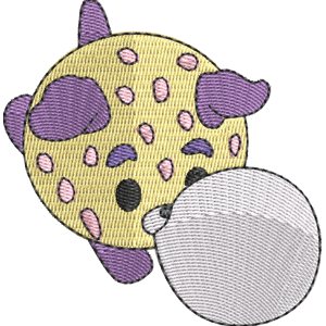 Chub the Pug Pikmi Pops Free Machine Embroidery Design