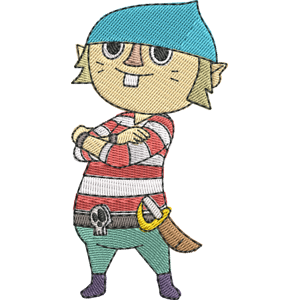 Niko The Legend of Zelda The Wind Waker Free Coloring Page for Kids