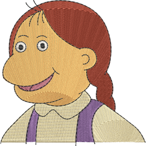 Muffy Crosswire Arthur Free Coloring Page for Kids