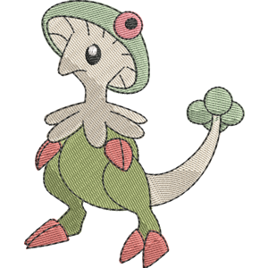 Breloom Pokemon Free Coloring Page for Kids