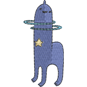 Blue Nut Creatures Adventure Time Free Machine Embroidery Design