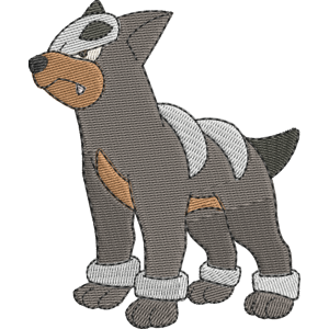 Houndour Pokemon Free Coloring Page for Kids