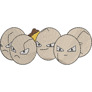 Exeggcute 1 Pokemon Free Coloring Page for Kids