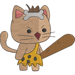 Troglodyte StrikeForce Kitty Free Machine Embroidery Design