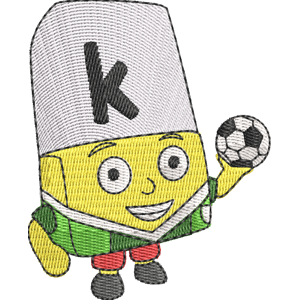 K Alphablocks Free Machine Embroidery Design