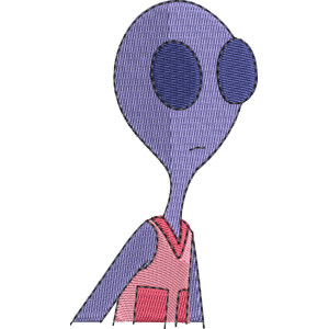 Aliens Milo Murphy Law Free Machine Embroidery Design