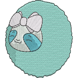 Fluffins the Sloth Pikmi Pops Free Machine Embroidery Design