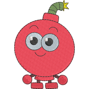 Cherry Bomb Moshi Monsters Free Coloring Page for Kids