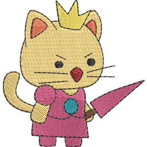 Cherry StrikeForce Kitty Free Machine Embroidery Design