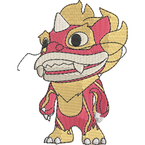 Nian Beast Stumble Guys Free Machine Embroidery Design