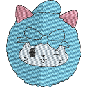 Purrrfume the Cat Pikmi Pops Free Machine Embroidery Design