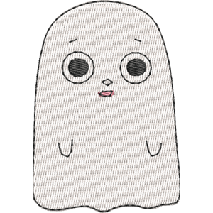 Ghost the Boy Summer Camp Island Free Machine Embroidery Design