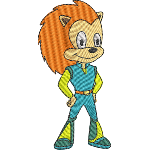 Cyrus Sonic Underground Free Coloring Page for Kids