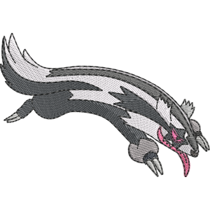 Galarian Linoone Pokemon Free Coloring Page for Kids