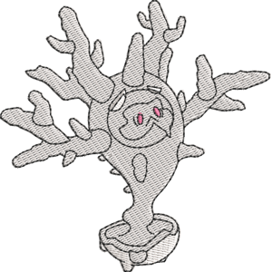 Cursola Pokemon Free Coloring Page for Kids