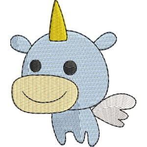 Unicorntchi Tamagotchi Free Machine Embroidery Design