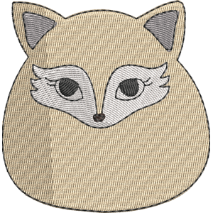 Autumn the Fox Squishmallows Free Machine Embroidery Design