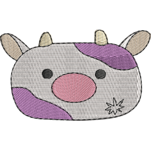 Claire the Cow Squishmallows Free Machine Embroidery Design