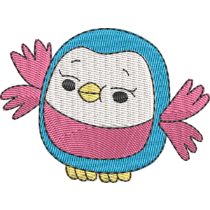 Ickle the Parakeet Pikmi Pops Free Machine Embroidery Design